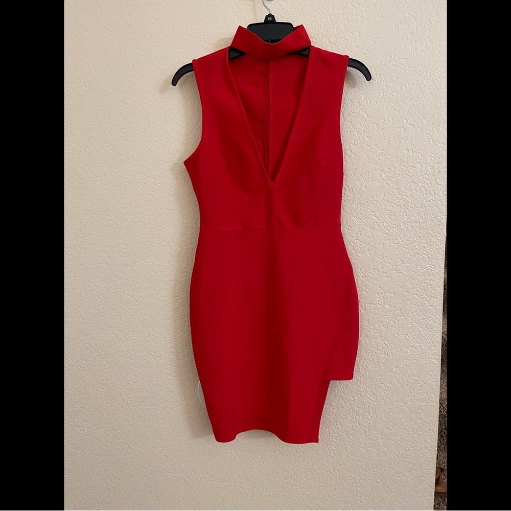MISSGUIDED Women’s Dress Red US size 10 NWOT
